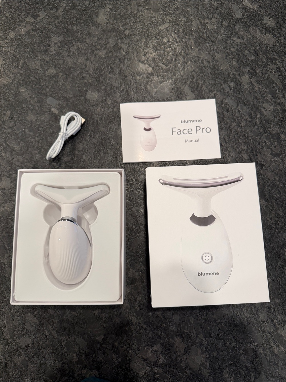 blumene Face Pro Facial Massager - White